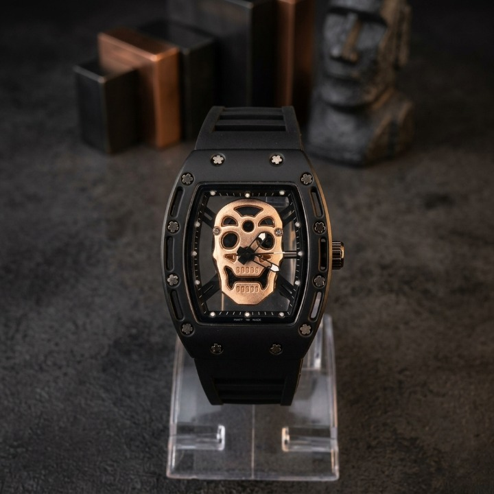 Luxury Non-Waterproof Skull Skeleton Concept Watch