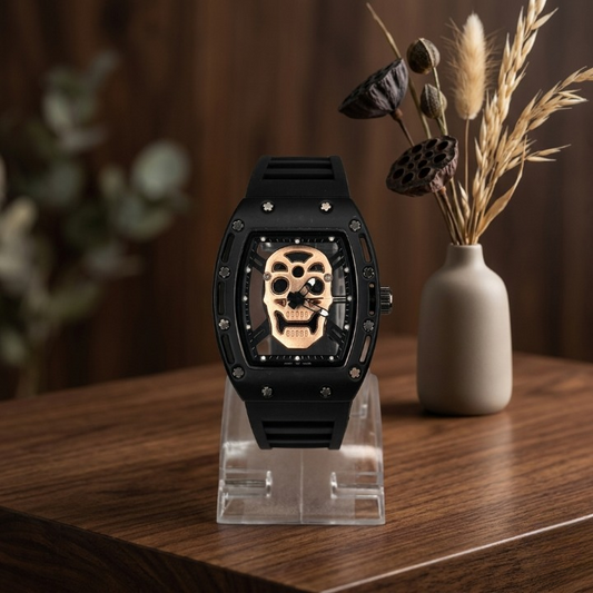 Luxury Non-Waterproof Skull Skeleton Concept Watch
